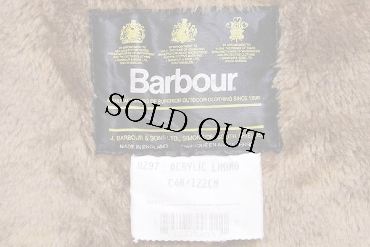 画像4: 90s 英国製 Barbourバブアー A297 パイルライナー ボア ベスト ブラウン C48★21 (4)
