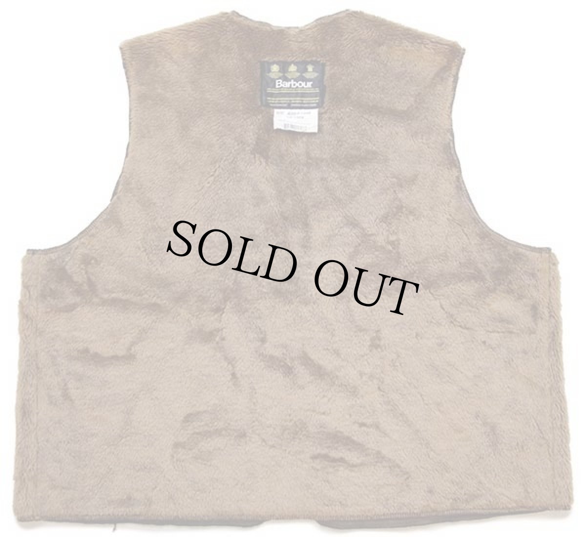 画像2: 90s 英国製 Barbourバブアー A297 パイルライナー ボア ベスト ブラウン C52★23 特大 (2)