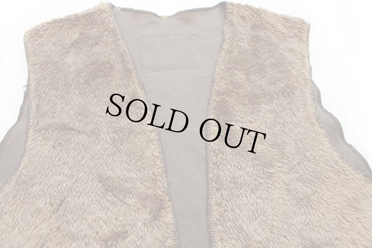 画像3: 90s 英国製 Barbourバブアー パイルライナー ボア ベスト ブラウン★19 (3)