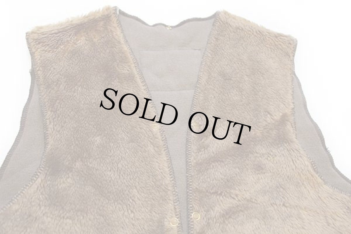 画像3: 90s 英国製 Barbourバブアー A297 パイルライナー ボア ベスト ブラウン C40★26 (3)