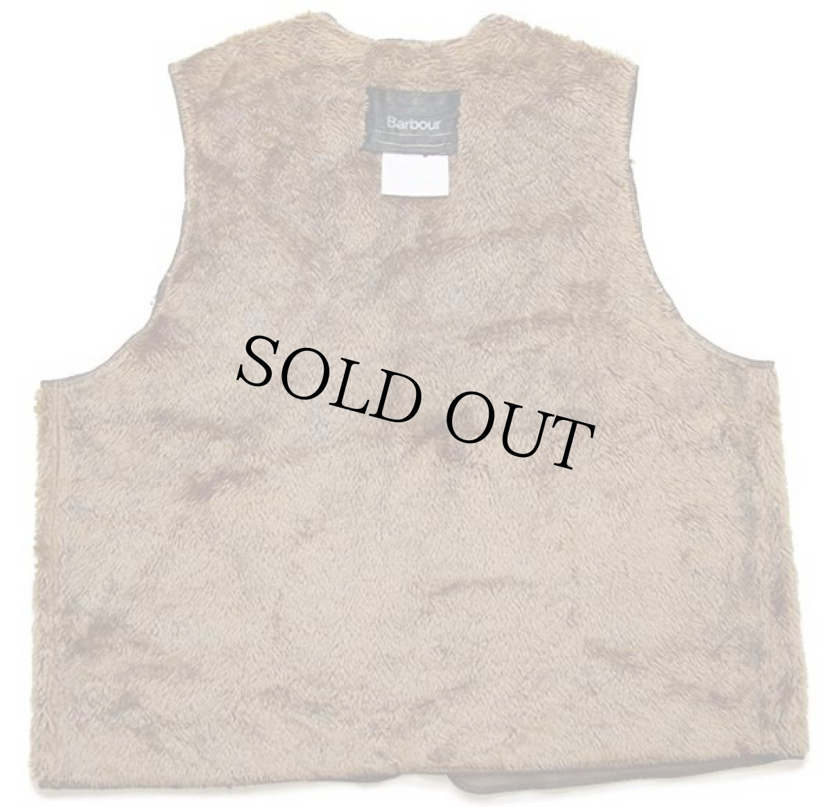 画像2: 90s 英国製 Barbourバブアー パイルライナー ボア ベスト ブラウン★19 (2)