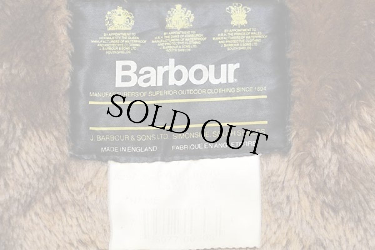 画像4: 90s 英国製 Barbourバブアー A297 パイルライナー ボア ベスト ブラウン C42★24 (4)