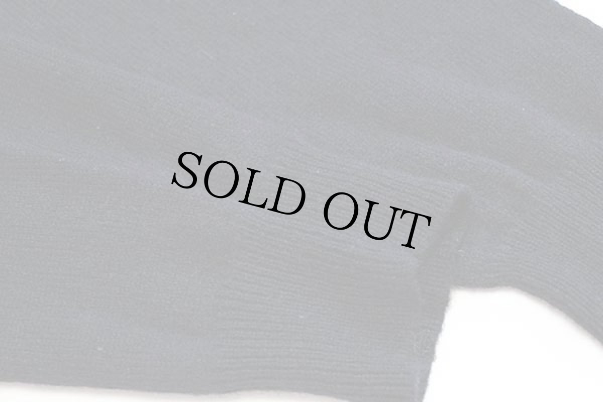 画像6: ポロ ラルフローレン ワンポイント Vネック ラムウールニット セーター 黒 L (6)