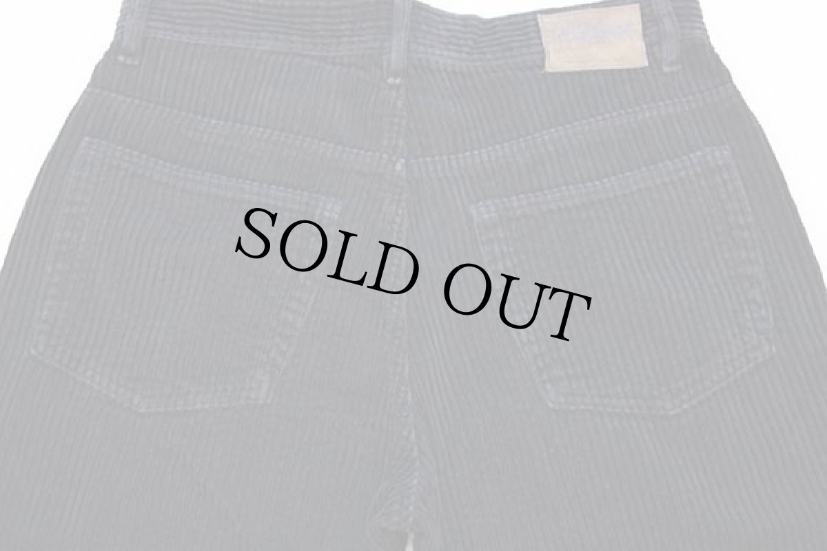 画像5: 00s UNIONBAY コットン 極太畝 コーデュロイパンツ 黒 w32 L30 (5)