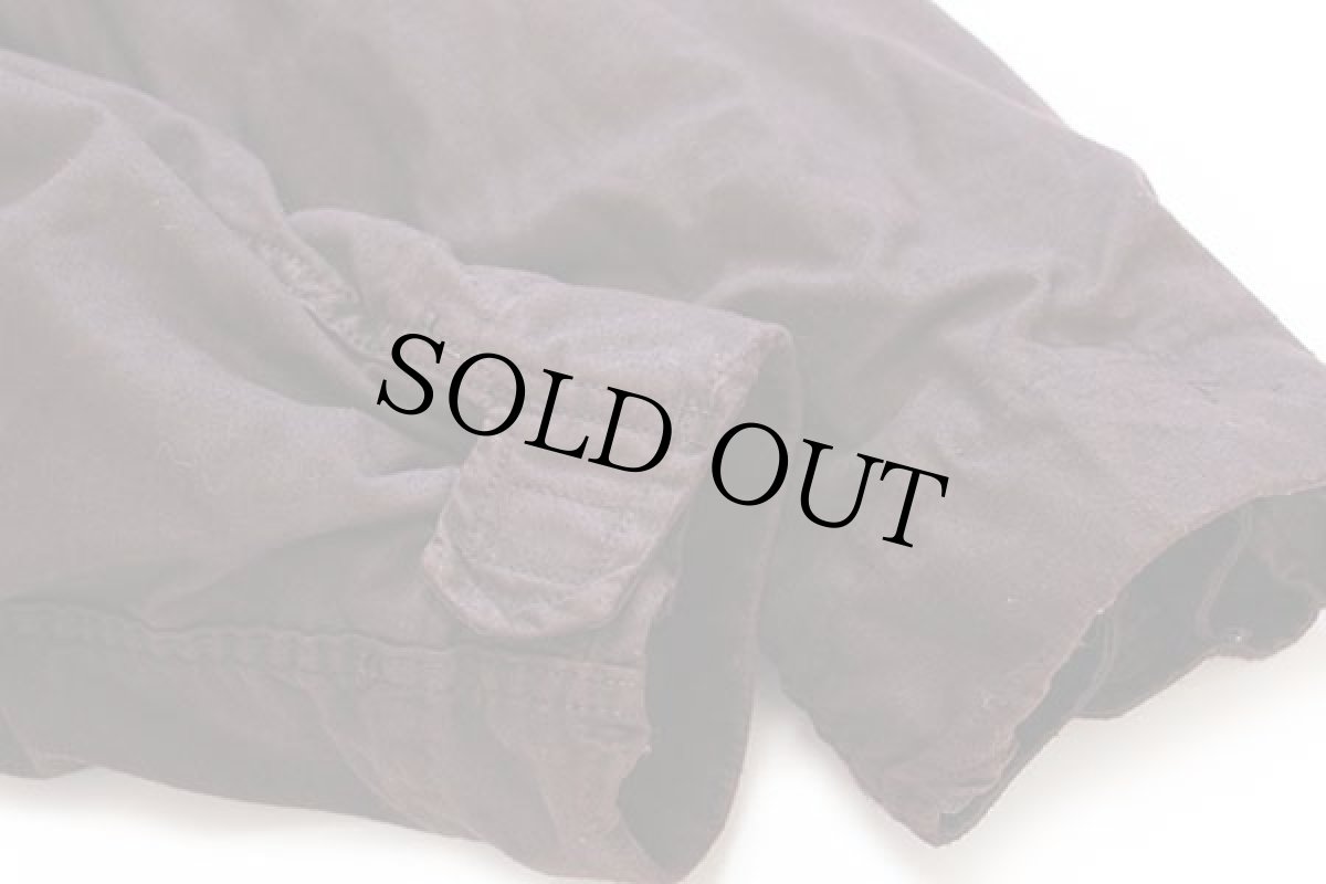 画像7: レブンワース刑務所 プリズナー M-65 フィールドジャケット 後染め 焦げ茶 S-S★囚人 (7)