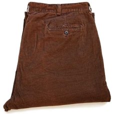 画像1: 90s ポロ ラルフローレン HAMMOND PANT ツータック コットン コーデュロイパンツ 焦げ茶 w38 L32★スラックス (1)