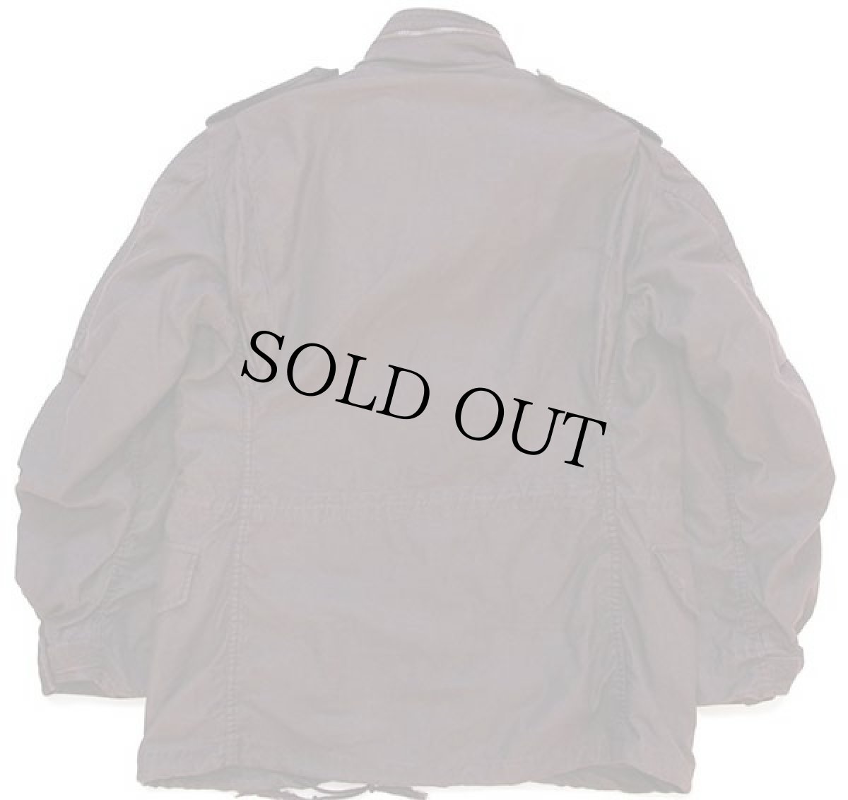 画像2: レブンワース刑務所 プリズナー M-65 フィールドジャケット 後染め 焦げ茶 S-S★囚人 (2)