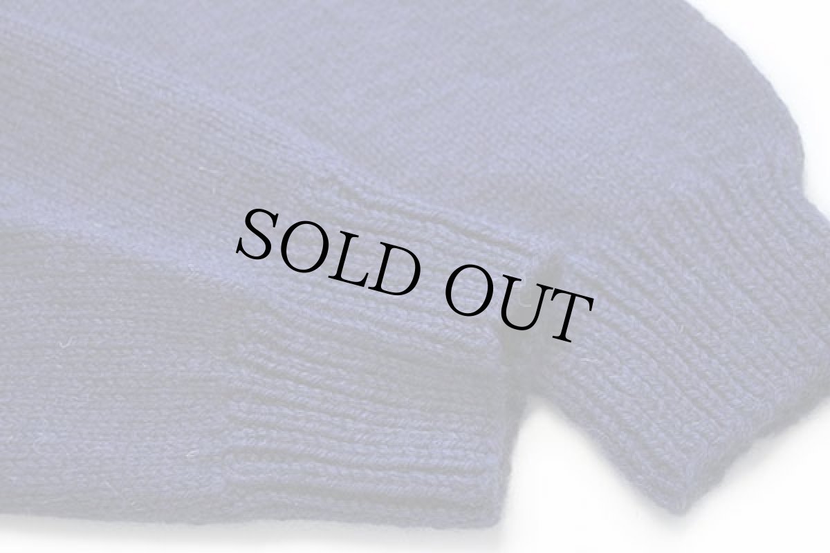 画像6: UNKNOWN ボートネック ノルディック柄 ウール ハンドニット セーター (6)