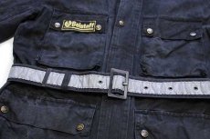 画像6: 80s 英国製 Belstaffベルスタッフ トライアルマスター ワックスコットン オイルドジャケット 炭黒 M (6)