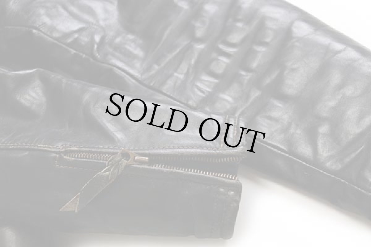 画像9: 70s Langlitz Leathersラングリッツレザー Columbia HARLEY-DAVIDSONハーレー ダビッドソン パッチ ダブルライダース レザージャケット (9)