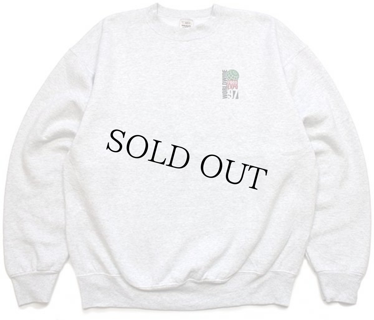 画像2: 90s USA製 FOOD EXPO 97 DAIRY RULES! 牛 両面プリント スウェット 杢ライトグレー XL (2)