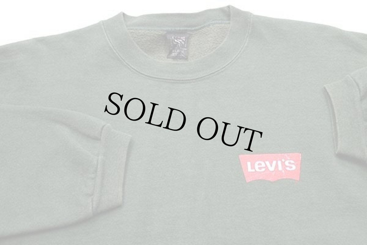 画像3: 80s USA製 Levi'sリーバイス ロゴ スウェット オリーブ XL (3)