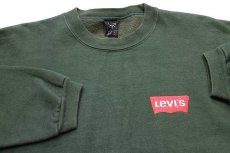 画像3: 80s USA製 Levi'sリーバイス ロゴ スウェット オリーブ XL (3)