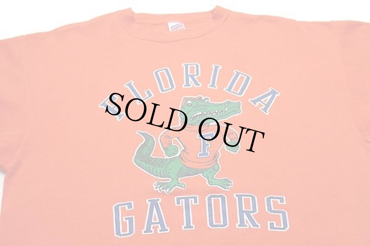画像3: 80s USA製 FLORIDA GATORS マスコット スウェット オレンジ L (3)