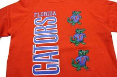 画像3: 80s USA製 FLORIDA GATORS マスコット スウェット オレンジ L (3)