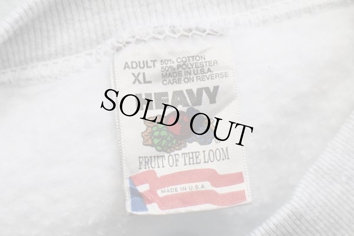 画像5: 90s USA製 FOOD EXPO 97 DAIRY RULES! 牛 両面プリント スウェット 杢ライトグレー XL (5)