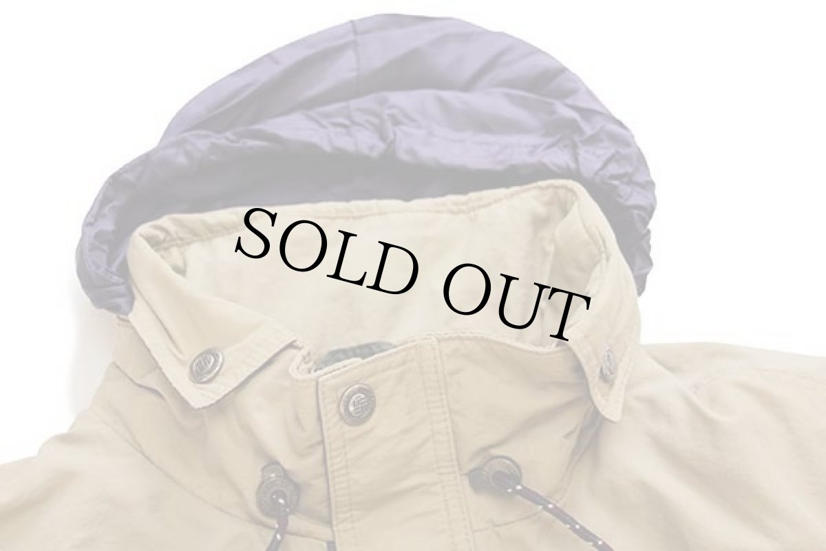 画像4: 90s Columbiaコロンビア ナイロン マウンテンジャケット グレーベージュ L (4)