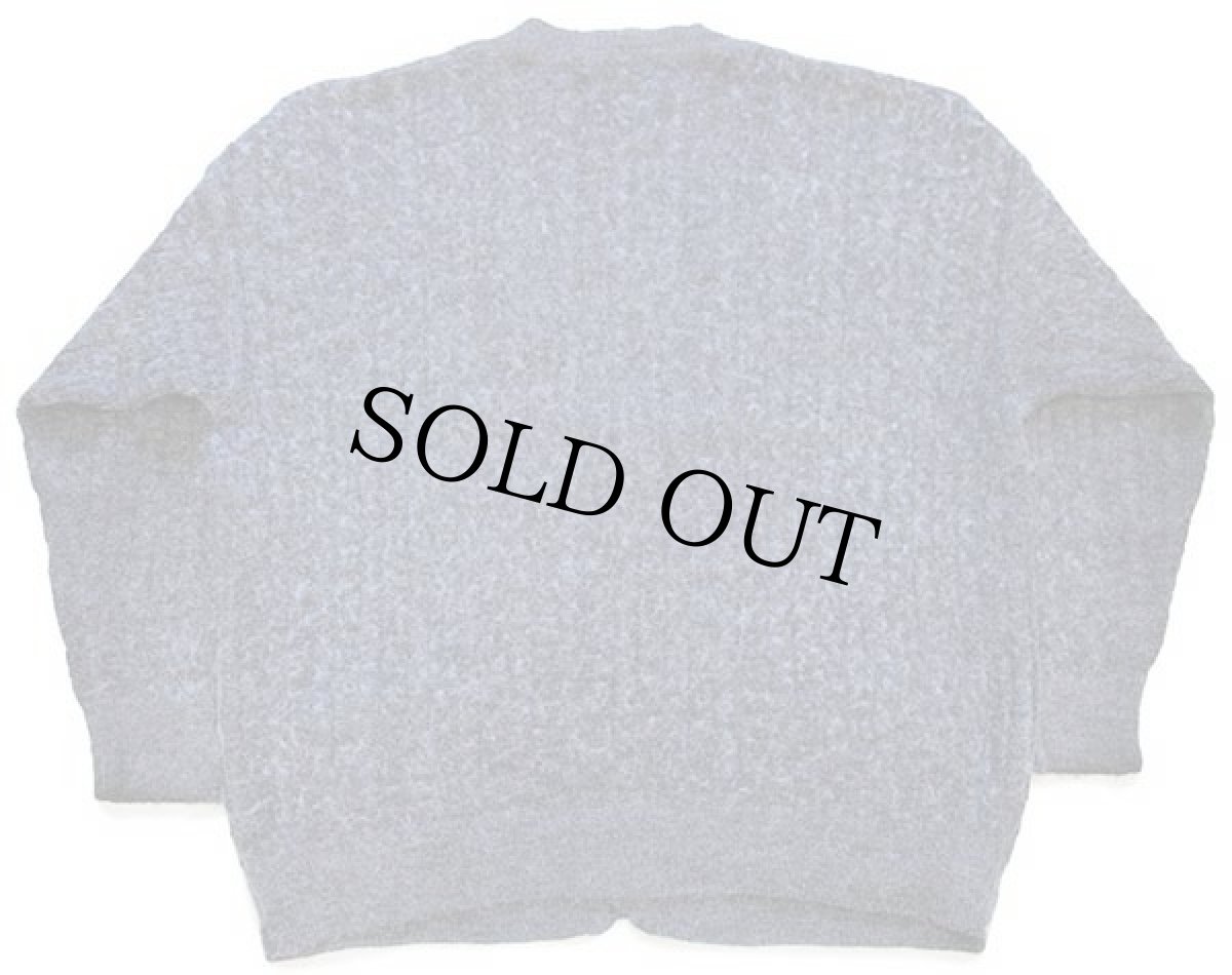 画像2: 80s イタリア製 Suspense ウール×アルパカ混 ニット カーディガン ミックス (2)