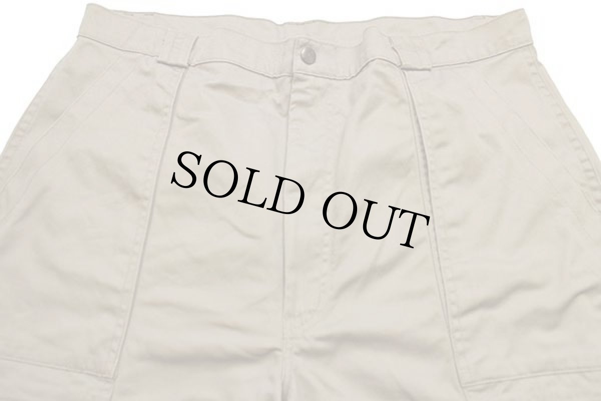 画像4: 90s USA製 TRADER BAY コットンツイル ブッシュパンツ カーキ W36 (4)