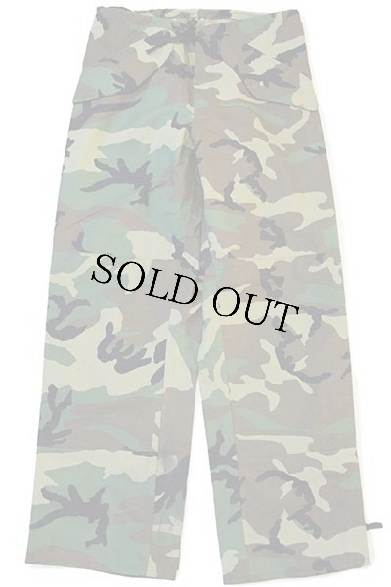 画像2: 90s 米軍 U.S.ARMY ECWCS GEN1 ウッドランドカモ GORE-TEXゴアテックス ナイロン オーバーパンツ S-L★04 (2)