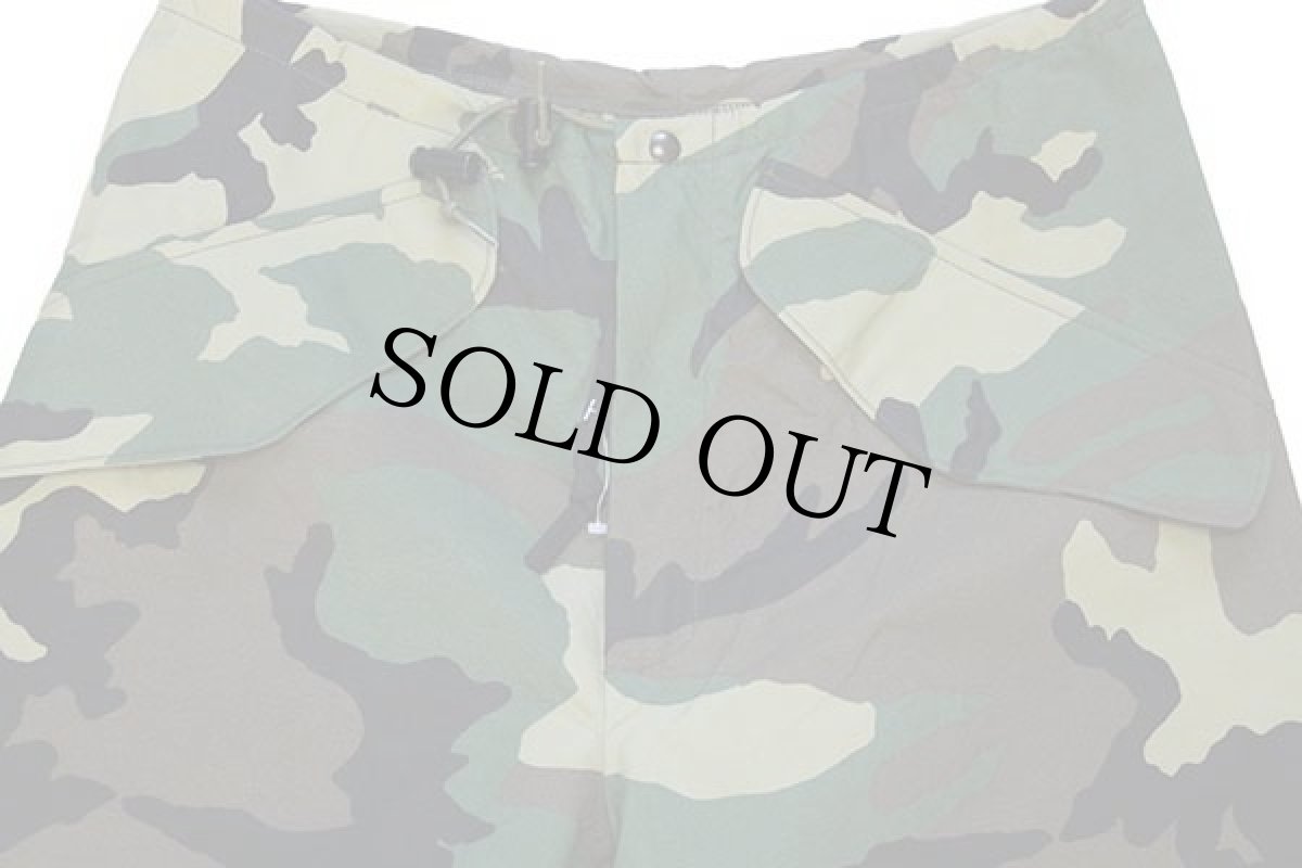 画像4: 00s 米軍 U.S.ARMY ECWCS GEN1 ウッドランドカモ GORE-TEXゴアテックス ナイロン オーバーパンツ S-R★03 (4)