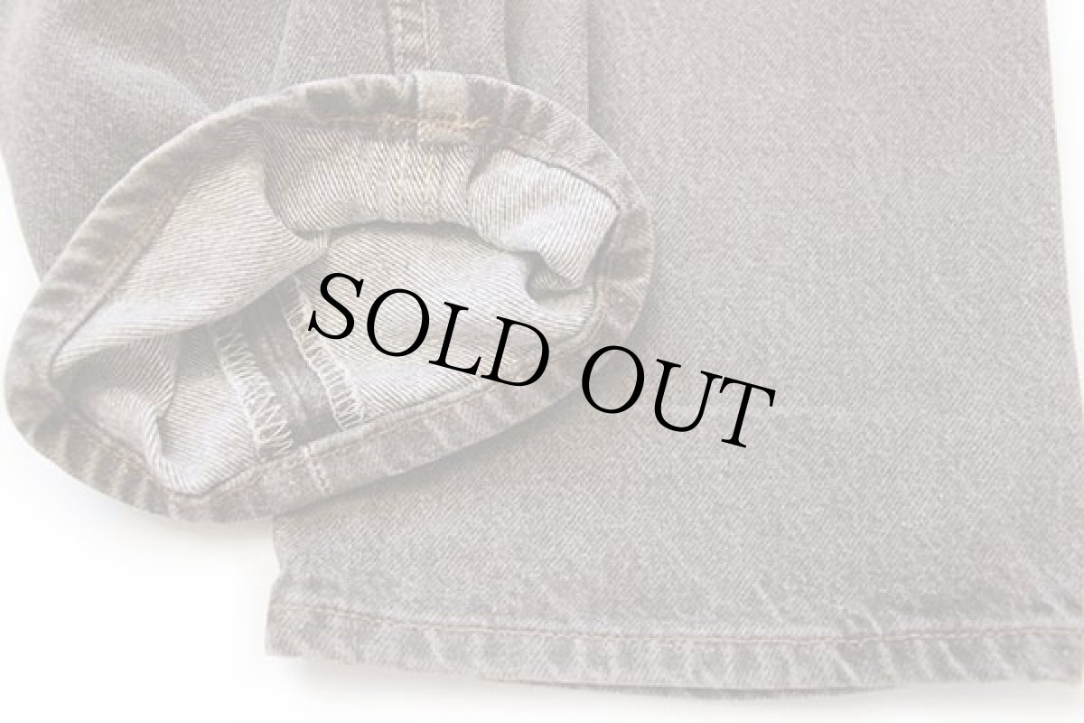 画像8: 90s 英国製 Levi'sリーバイス 501 先染め ブラウン デニムパンツ w30 L34★ユーロ (8)