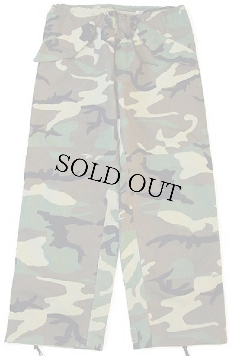 画像2: 90s 米軍 U.S.ARMY ECWCS GEN1 ウッドランドカモ GORE-TEXゴアテックス ナイロン オーバーパンツ M-R★06 (2)