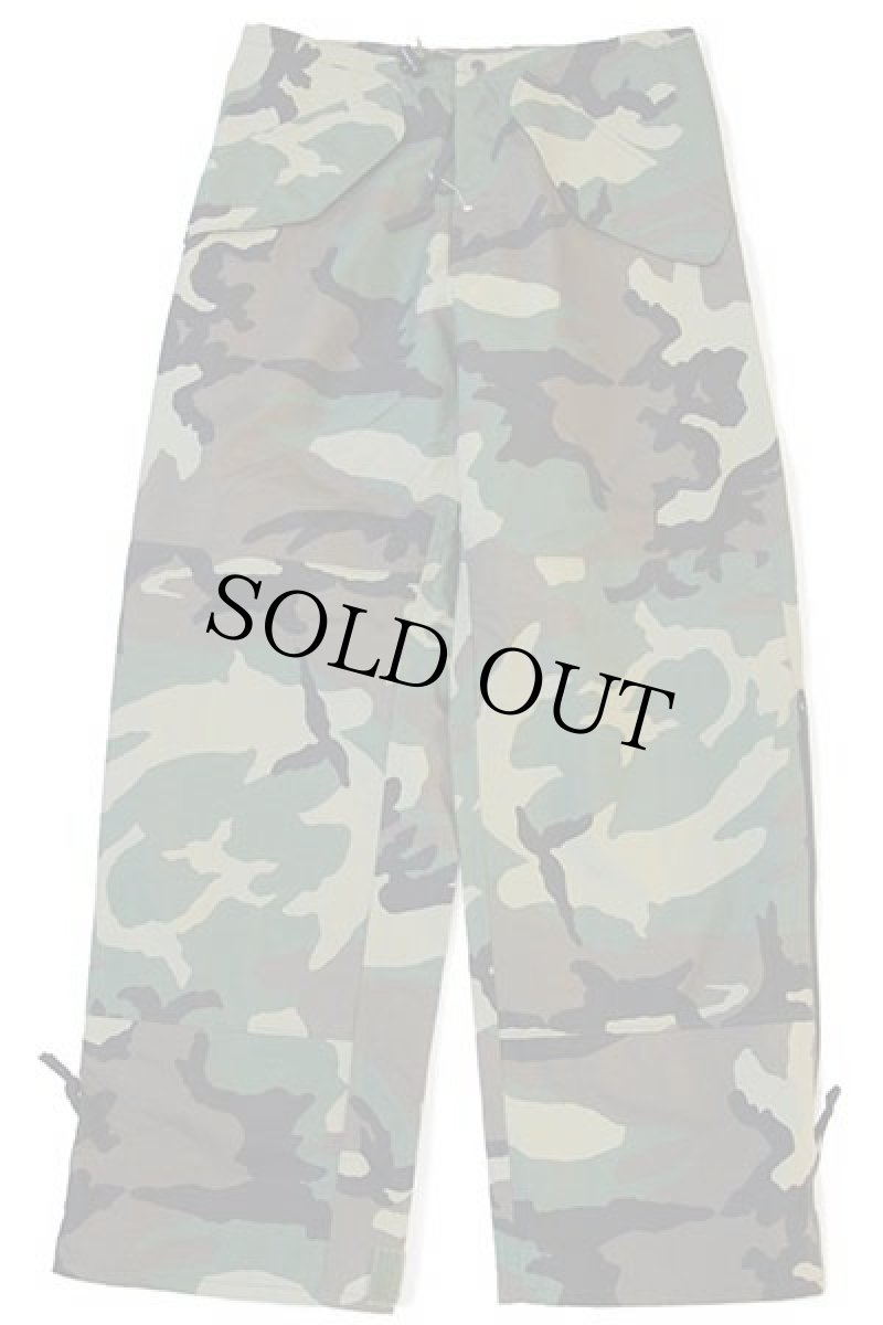 画像2: 00s 米軍 U.S.ARMY ECWCS GEN1 ウッドランドカモ GORE-TEXゴアテックス ナイロン オーバーパンツ S-R★03 (2)