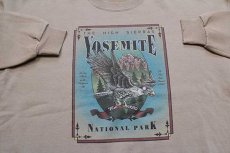 画像3: 90s YOSEMITE NATIONAL PARK イーグル スウェット グレーブラウン★ヨセミテ国立公園 (3)