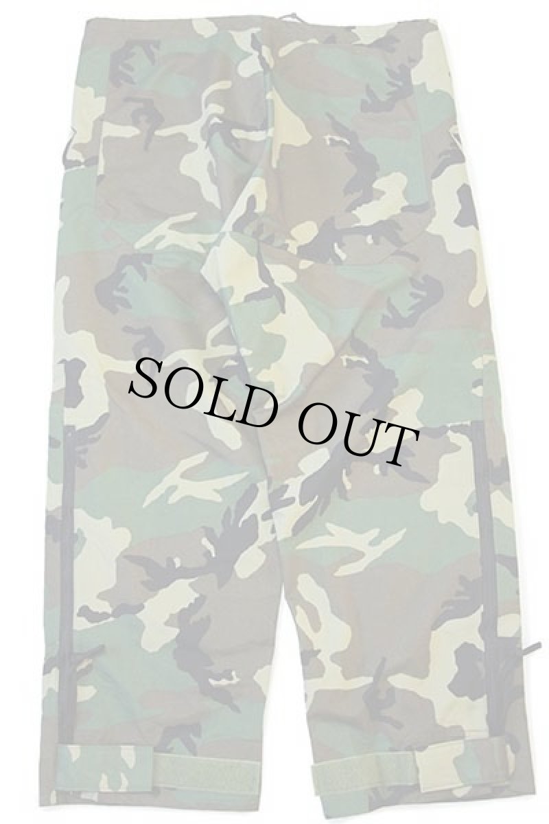 画像3: 90s 米軍 U.S.ARMY ECWCS GEN1 ウッドランドカモ GORE-TEXゴアテックス ナイロン オーバーパンツ L-R★11 (3)