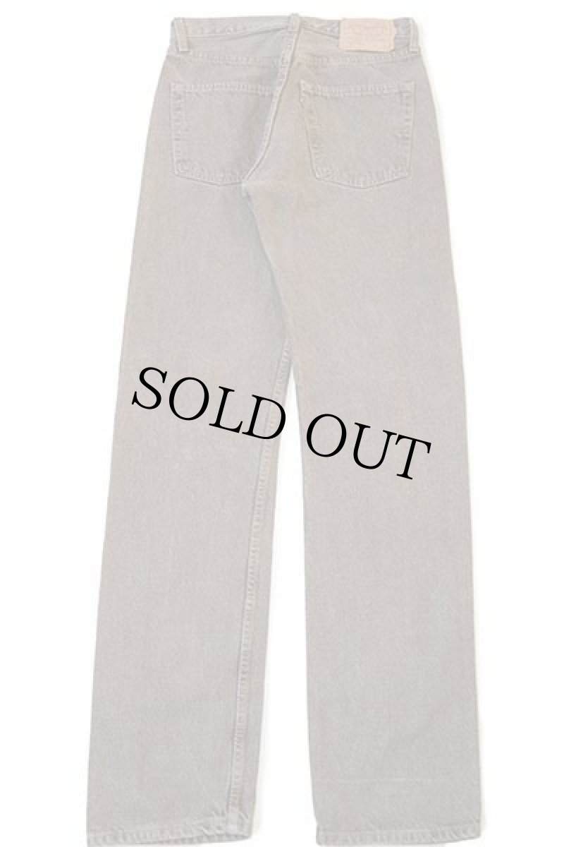 画像3: 90s 英国製 Levi'sリーバイス 501 先染め ブラウン デニムパンツ w30 L34★ユーロ (3)
