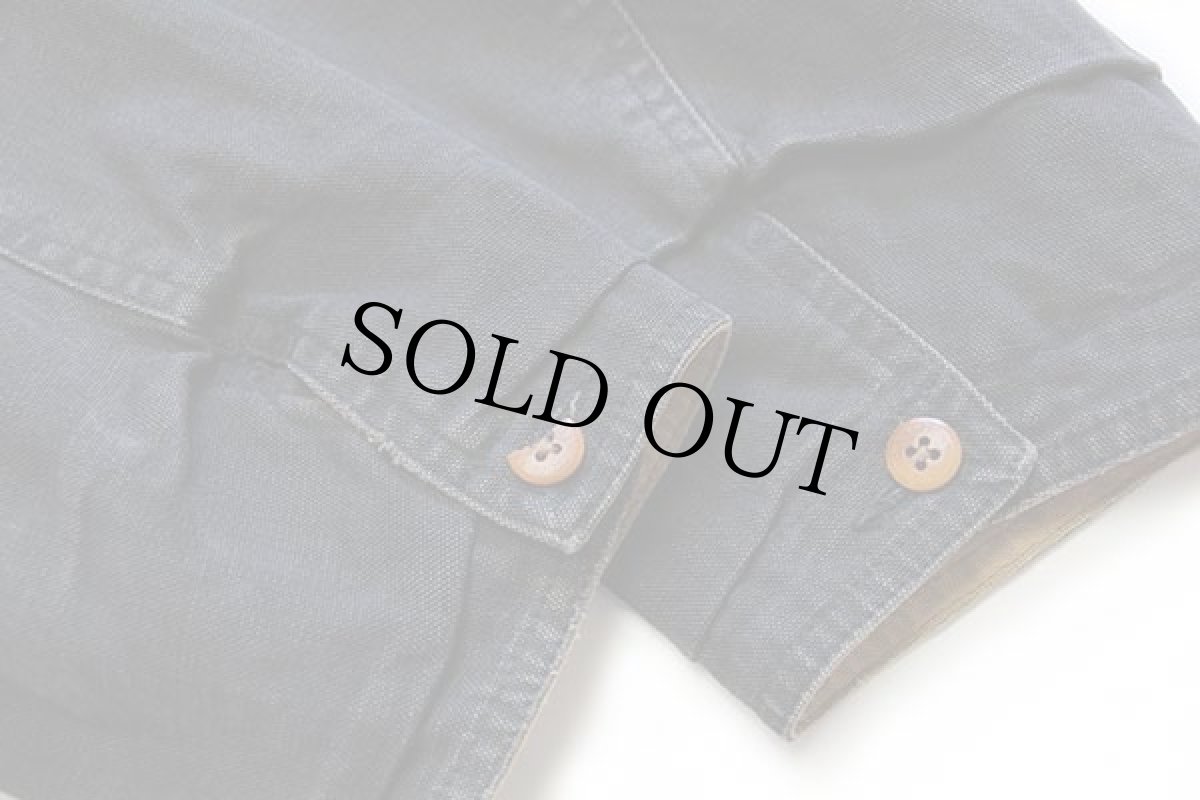 画像5: 80s ポロ カントリー ラルフローレン リバーシブル コットン ダック地 ハンティングジャケット 黒×茶 L (5)