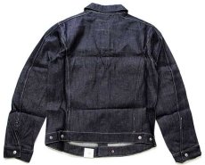 画像2: デッドストック★00s Levi'sリーバイス ENGINEERED JEANS 70100 立体裁断 デニムジャケット M★B ユーロ (2)