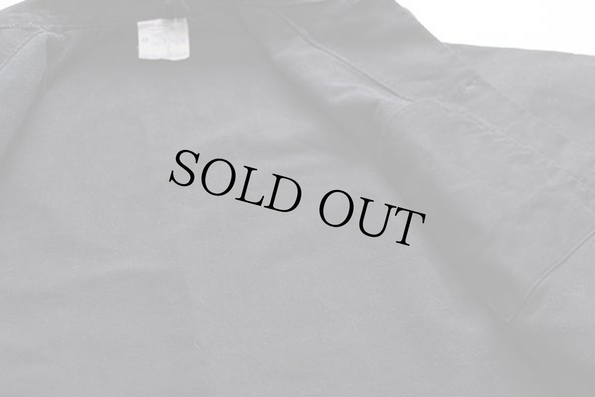 画像5: 80s UNKNOWN ブラック コットン モールスキン カバーオール ペンキ飛び 48 (5)