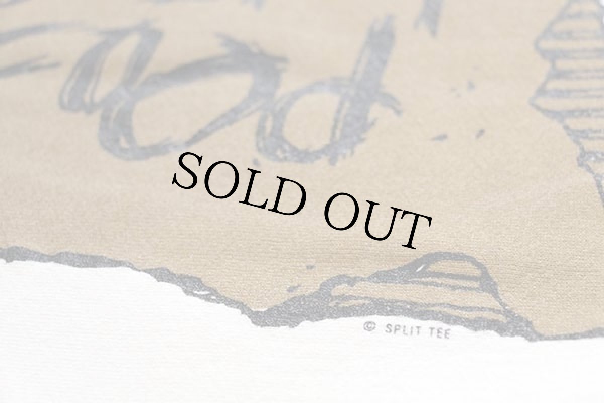 画像5: 90s USA製 Leeリー SPLIT TEE Will Golf 4 Food 両面プリント リバースウィーブ スウェット 白 L (5)