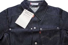 画像3: デッドストック★00s Levi'sリーバイス ENGINEERED JEANS 70100 立体裁断 デニムジャケット M★A ユーロ (3)