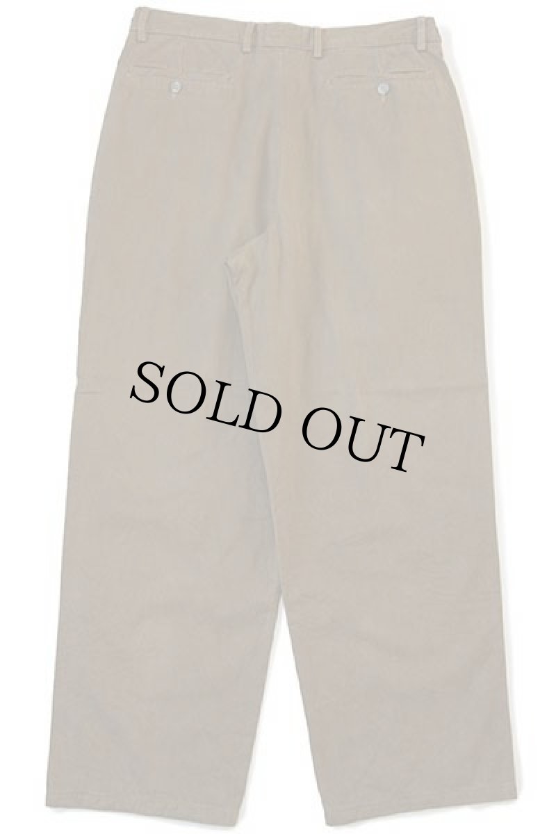 画像3: 90s イタリア製 Henry Cotton's ツータック スラックス コットンパンツ 黄土色 50 (3)