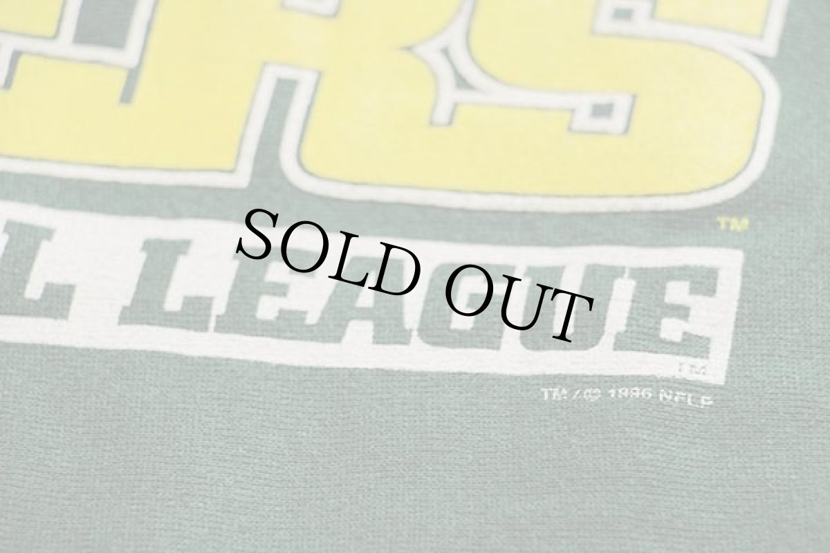 画像6: デッドストック★90s USA製 Leeリー NFL GREEN BAY PACKERS リバースウィーブ スウェット 緑 L (6)