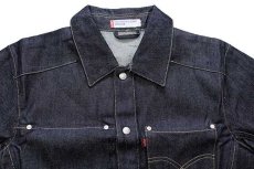 画像3: デッドストック★00s Levi'sリーバイス ENGINEERED JEANS 70100 立体裁断 デニムジャケット M★B ユーロ (3)