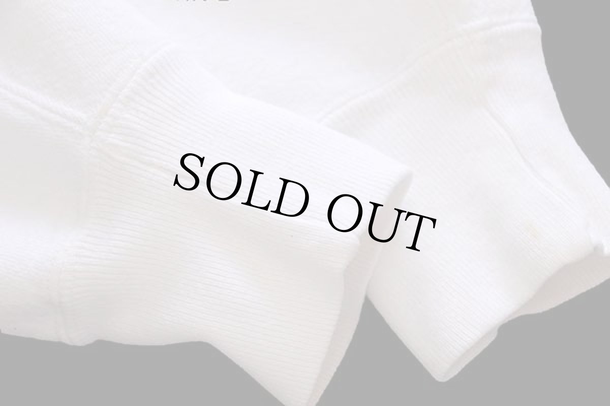 画像6: 90s USA製 Leeリー SPLIT TEE Will Golf 4 Food 両面プリント リバースウィーブ スウェット 白 L (6)