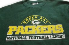 画像4: デッドストック★90s USA製 Leeリー NFL GREEN BAY PACKERS リバースウィーブ スウェット 緑 L (4)