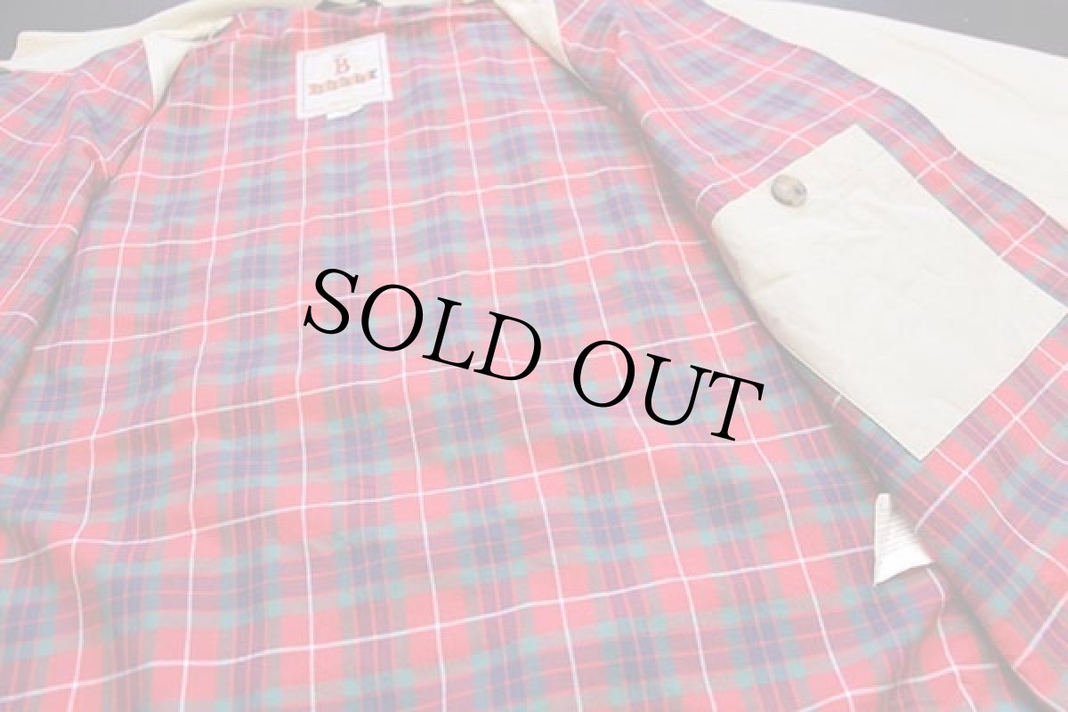 画像5: 英国製 BARACUTAバラクータ G9 タータンチェックライナー ハリントンジャケット カーキ 42 (5)