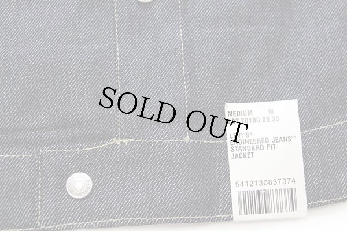 画像5: デッドストック★00s Levi'sリーバイス ENGINEERED JEANS 70100 立体裁断 デニムジャケット M★B ユーロ (5)