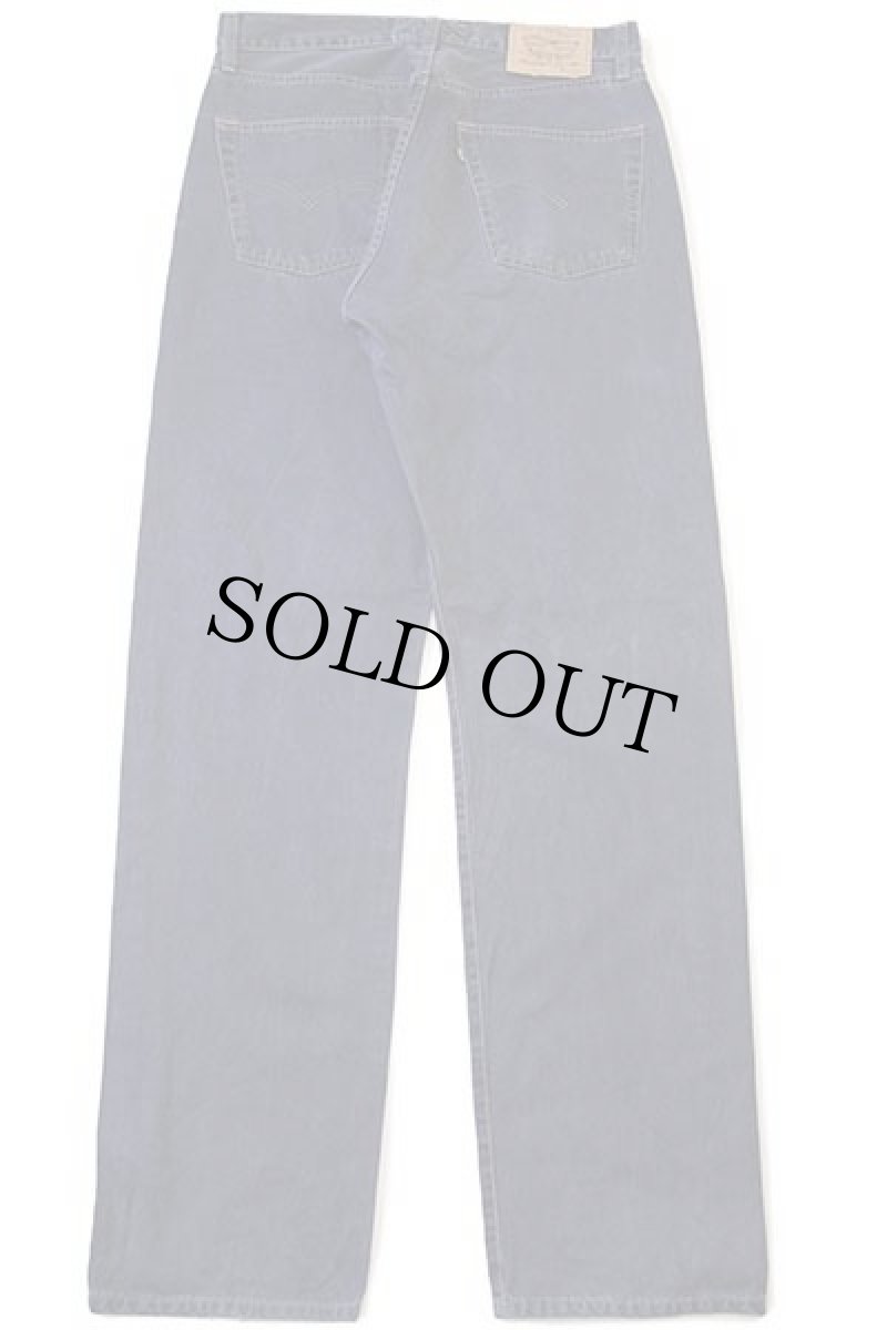 画像3: 90s Levi'sリーバイス 451 コットンツイルパンツ ネイビーグレー w34 L34★ユーロ (3)