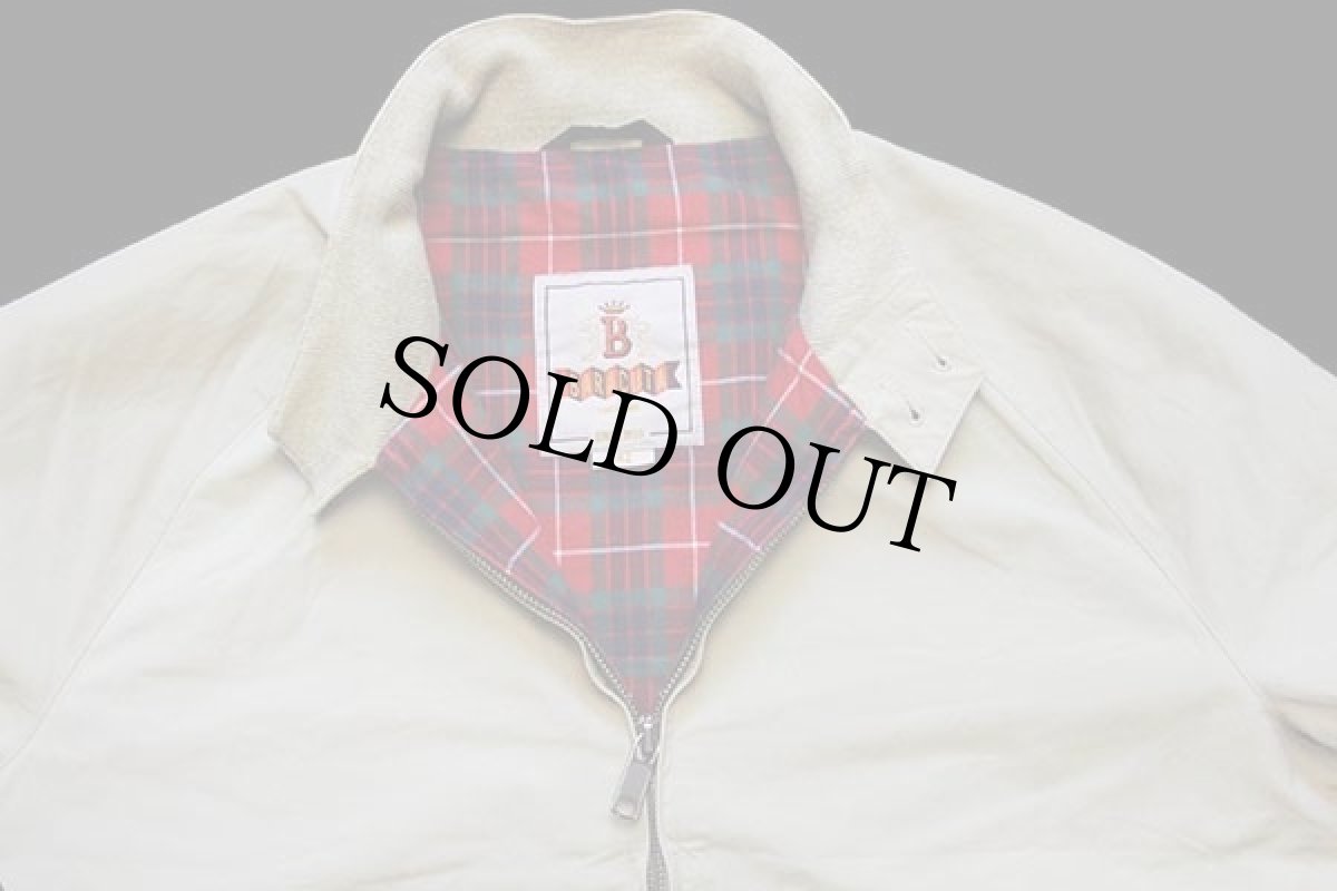 画像3: 英国製 BARACUTAバラクータ G9 タータンチェックライナー ハリントンジャケット カーキ 42 (3)