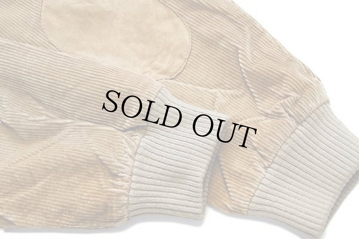 画像9: 90s ポロ ラルフローレン G9タイプ マドラスチェックライナー 太畝 コーデュロイ ハリントンジャケット 茶 L (9)