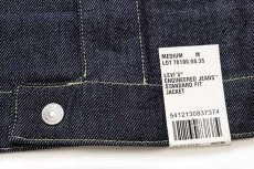 画像5: デッドストック★00s Levi'sリーバイス ENGINEERED JEANS 70100 立体裁断 デニムジャケット M★A ユーロ (5)