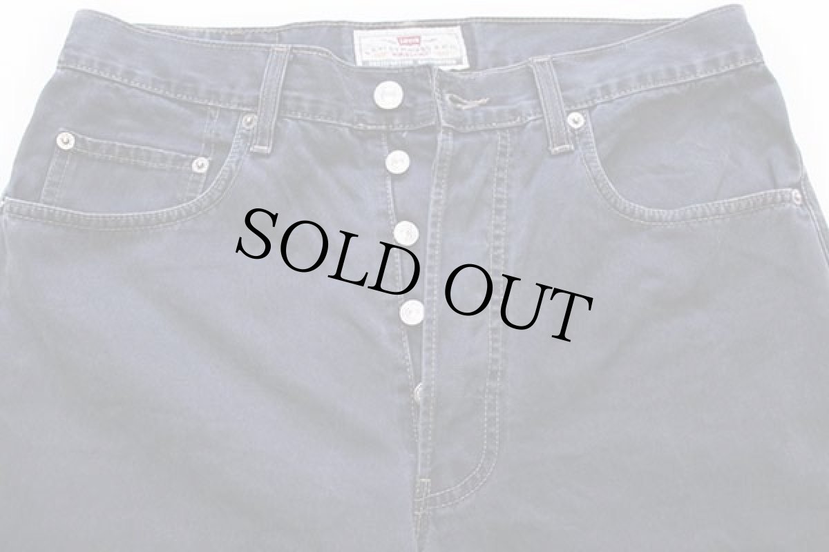 画像4: 90s Levi'sリーバイス 451 コットンツイルパンツ ネイビーグレー w34 L34★ユーロ (4)