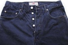 画像4: 90s Levi'sリーバイス 451 コットンツイルパンツ ネイビーグレー w34 L34★ユーロ (4)