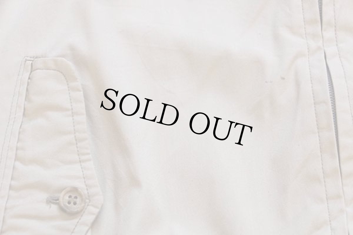 画像7: 80s USA製 L.L.Bean G9タイプ タータンチェックライナー ハリントンジャケット ライトベージュ 42L (7)